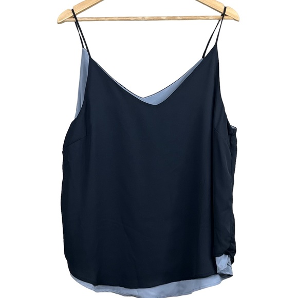 Mexx Tops - Mexx 2 sided Black & Grey reversible layered XX Essentials camisole XL